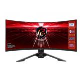 Monitor LED curbat ASRock PG34WQ15R3A, 34inch, 3440x1440, 1ms, Black