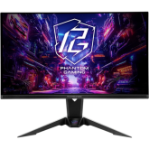 Monitor QD-OLED ASRocK Phantom Gaming PGO27QFV, 27 inch, 2560 x 1440 pixeli, 0.03 ms GTG, Black
