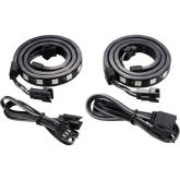 Kit Banda LED Phanteks DRGB Combo kit, 2 x 400 mm, Black