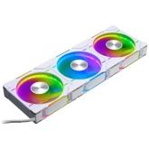 Ventilator Phanteks D30-120 PWM Regular, DRGB LED, 120 mm, White, 3 bucati