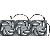 Ventilator Phanteks T30 PWM, 120 mm, Grey, 3 bucati