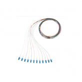 Pigtail Nexans Fibra Optica, LC / UPC, 1m, 12 Colours