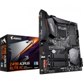 Placa de baza Gigabyte Z490 AORUS ELITE AC, Intel Z490, Socket 1200, ATX