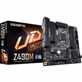 Placa de baza Gigabyte Z490M, Intel Z490, socket 1200, mATX