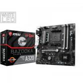 Placa de baza MSI A320M BAZOOKA, AMD A320, Socket AM4, mATX