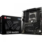 Placa de baza MSI X299 RAIDER, Intel X299, socket 2066, ATX