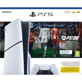 Consola Sony PlayStation 5 Slim, 1TB, White + Joc EA Sports FC 26