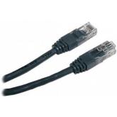 Patchcord Gembird PP12-0.5M/B, UTP, Cat5e, 0.5m, Black