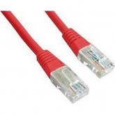 Patchcord Gembird PP12-0.5M/R, UTP, Cat5e, 0.5m, Red