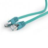 Patchcord Gembird PP6A-LSZHCU-G-0.25M, S/FTP, Cat6a, 0.25m, Green