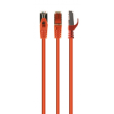 Patch Cord Gembird  PP6A-LSZHCU-O-15M, Cat6a, S/FTP, 15m, Orange