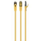 Patchcord Gembird PP6A-LSZHCU-Y-10M, Cat. 6A, S/FTP, 10m, Yellow