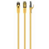 Patchcord Gembird PP6A-LSZHCU-Y-10M, Cat. 6A, S/FTP, 10m, Yellow