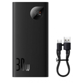 Baterie portabila Baseus Adaman2 Digital Display, 10000mAh, 2 x USB, 1 x USB-C, Black