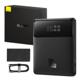 Baterie portabila Baseus Blade, 20000 mAh, 2 x USB-A, 2 x USB-C, Black