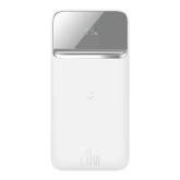 Baterie portabil Baseus Magnetic Wireless, 10000mAh, 1 x USB-C, 1 x USB-A, White