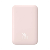 Baterie portabila Baseus Magnetic Mini Wireless, 6000mAh, 1 x USB-C, Pink