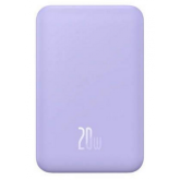 Baterie portabila Baseus Magnetic Mini Wireless, 20000mAh, 1 x USB-C, Purple