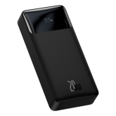 Baterie Portabila Baseus Bipow 20W, 20000mAh, 2 x USB, 1 x USB-C, 1 x microUSB, Black