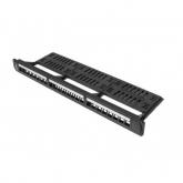 Patch Panel Lanberg PPKS-1124-B, 19inch, 1U, Keystone, Black