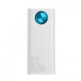 Baterie portabila Baseus Ambilight, 30000mAh, 4 x USB-A, 1 x USB-C, White