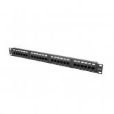 Patch Panel Lanberg PPU5-1024-B, 19inch, 1U, 24 porturi, Cat5e, UTP, Black