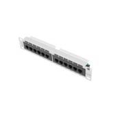 Patch Panel Landberg PPU5-9012-S, 10inch, 12 porturi, Grey