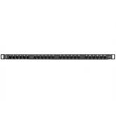 Patch Panel Lanberg PPU6-0024-S, 19inch, 0.5U, 24 porturi, Cat6, UTP, Black