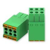 Conector Teltonika PR4RS06K, 2 x 3Pin, Green