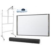 Pachet interactiv - Tabla StarBoard Mobile Premium ST 89 97inch + Videoproiector Maxell MC-CW301WN +  Stand AVTEK 1MV032 + Soundbar Avtek 1SVS08