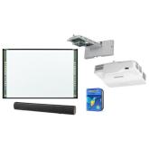 Pachet interactiv - Tabla StarBoard Premium UST 89 97inch + Videoproiector Hitachi LP-AW3001 + Suport + Soundbar Avtek 1SVS08 + Software mozaBook