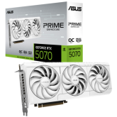 Placa video ASUS nVidia GeForce RTX 5070 PRIME OC White 12 GB, GDDR7, 192 bit