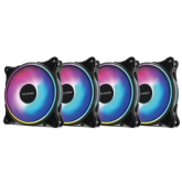 Ventilatoare PRO GAMING ARGB, 120 mm, 4 bucati, Black