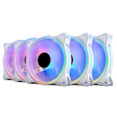 Ventilatoare PRO GAMING ARGB, 120 mm, 6 bucati, White