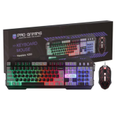 Kit PRO GAMING K250 Starshine K250 - Tastatura, RGB LED, USB, Black + Mouse Optic, RGB LED, USB, Black