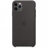 Protectie pentru spate Apple Silicone Case pentru iPhone 11 Pro Max, Black