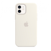 Protectie pentru spate Apple Silicone Case pentru iPhone 12/12 Pro, White