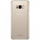 Protectie pentru spate Samsung Clear Cover pentru Galaxy S8 Plus, Gold