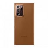 Protectie pentru spate Samsung Leather pentru Galaxy Note 20 Ultra/5G (2020), Brown