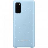 Protectie pentru spate Samsung LED pentru Galaxy S20/5G (2020), Sky Blue 