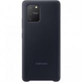 Protectie pentru spate Samsung Silicon Black pentru Galaxy S10 Lite, Black