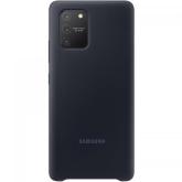 Protectie pentru spate Samsung Silicon Black pentru Galaxy S10 Lite, Black