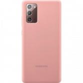 Protectie pentru spate Samsung Silicon pentru Galaxy Note 20/5G (2020), Copper Brown