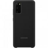 Protectie pentru spate Samsung Silicon pentru Galaxy S20/5G (2020), Black