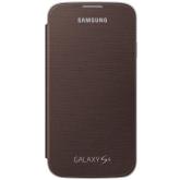 Protectie tip Book Samsung Flip pentru Galaxy S4, Dark Brown