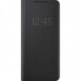 Protectie tip Book Samsung pentru Galaxy S21 Ultra, Black