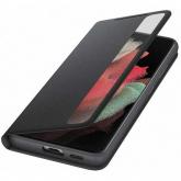 Protectie tip Book Samsung pentru Galaxy S21 Ultra, Black