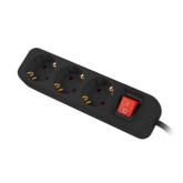 Prelungitor Lanberg power strip, 3 x Schuko, 1.5 m, Black