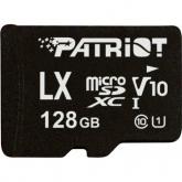 Memory Card microSDXC Patriot LX 128GB, Class 10, UHS-I U1, V10 + Adaptor SD