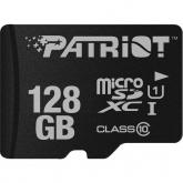 Memory Card microSDXC Patriot LX 128GB, Class 10, UHS-I U1 + Adaptor SD
